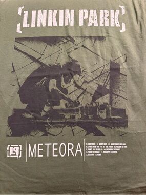 'Meteora' Olive Green Band T-Shirt